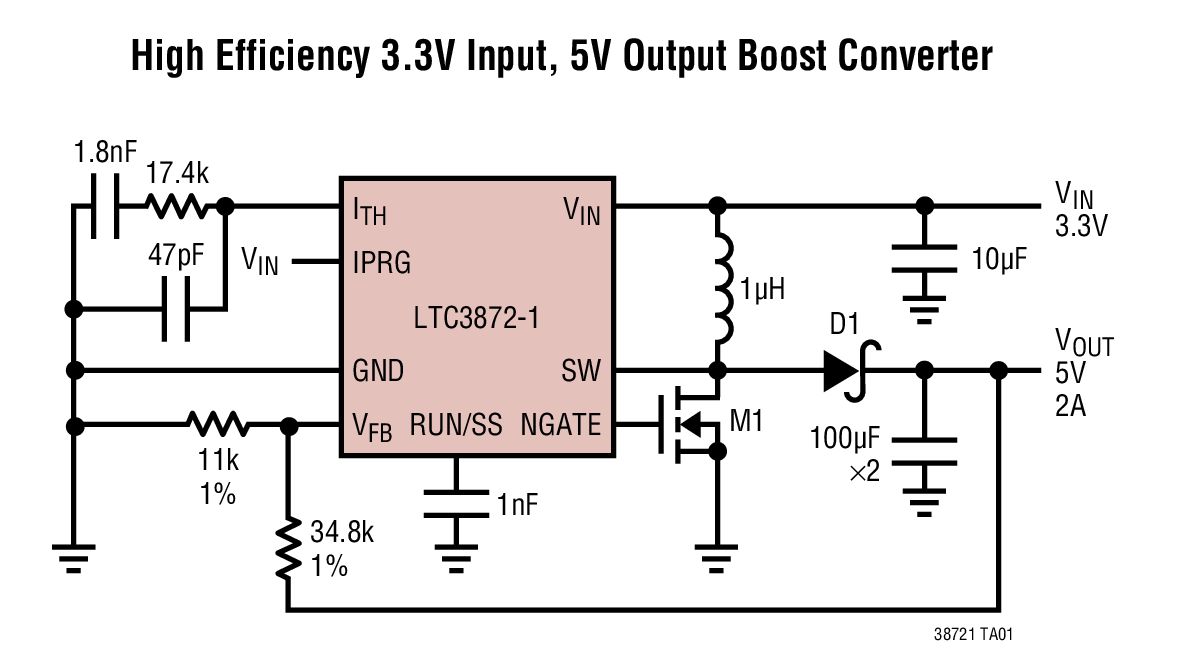 LTC3872-1Ӧͼһ